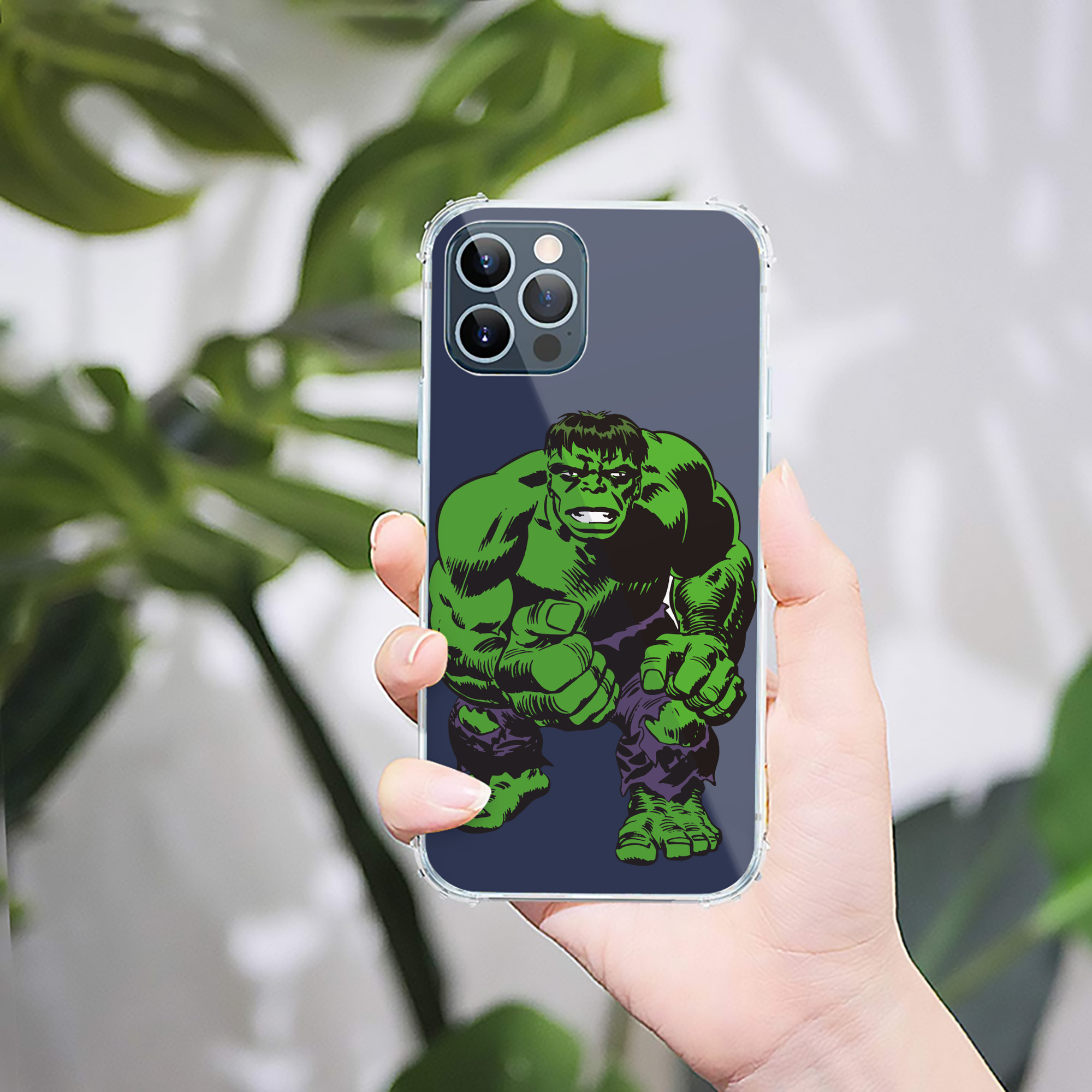 （画像用） アベンジャーズ The Avengers 【iPhone 12シリーズ対応】透明スマホケース（クリアソフトケース）